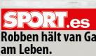 Sport (Spanien): Robben hält van Gaals Bayern am Leben. Foto: news.de/iStock/dpa (Montage)