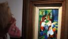 'Türkischer Schmuckhändler' von August Macke in Bonn. Foto: Oliver Berg  Foto: dpa