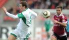 Im Kampf um die Europapokal-Startplätze ist auch der VfL Wolfsburg genau wie der Hamburger SV weiter gut im Geschäft. In der Partie gegen den Club spielte der Deutsche Meister lange schlecht, schlug dann aber in Person von Edin Dzeko (Foto links) und Grafite eiskalt zu. Foto: ddp