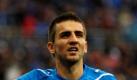 Vedad Ibisevic vom Fußball-Bundesligisten 1899 Hoffenheim steht offenbar vor einem Wechsel zum englischen Premier-League-Club Blackburn Rovers. Die Rovers sind angeblich bereit, umgerechnet knapp sieben Millionen Euro für den bosnischen Nationalspieler zu bezahlen. Der 27-Jährige ist zum Gesundheitscheck nach Blackburn gereist.  Foto: dapd