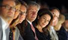 Berlins Regierender Bürgermeister Klaus Wowereit (SPD) und die Schauspielerin Hannelore Elsner verfolgen am Mittwoch (07.07.2010) während der Mercedes-Benz Fashion Week in Berlin die Show des Labels Guido Maria Kretschmer. Im Rahmen der Modewoche Berlin werden bis 11.07.2010 die Trends für Frühjahr/Sommer 2011 gezeigt. Foto: Soeren Stache dpa/lbn +++(c) dpa - Bildfunk+++
pixel Foto: dpa