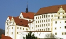 Colditz Castle kennt in England jedes Schulkind. Im 2. Weltkrieg waren in dem sächsischen Schloss namhafte alliierte Offiziere inhaftiert, zum Beispiel Churchills Neffe. Und die belebten den englischen Geschichtenschatz durch ihre spektakulären Ausbruch-Aktionen. Ein hausinternes Kino erzählt sie. Foto: djh Sachsen