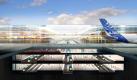 Unter dem Flughafen soll es Schienenverkehr geben, der die Reisenden zügig in das ganze Land bringt. Foto: Foster + Partners