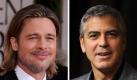 Brad Pitt (l) und George Clooney setzen sich für die Rechte von Schwulen und Lesben ein. Foto: EPA/dpa Foto: dpa