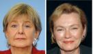 Persönlichkeiten der DDR-Bürgerbewegung (oben v.l.): Marianne Birthler (Bündnis 90/Die Grünen), Bärbel Bohley (Bürgerrechtlerin), Rainer Eppelmann (CDU) und Vera Lengsfeld (früher: B90/Grüne, jetzt: CDU); unten v.l.: Markus Meckel (SPD), Günter Nooke (früher: Bündnis 90, jetzt:CDU), Jens Reich (B90/Grüne) und Richard Schröder (SPD).
 Foto: dpa
