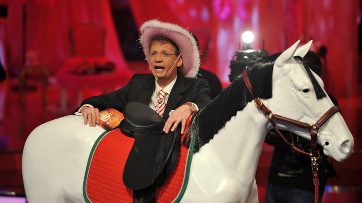 Günther Jauch - kein Fan von tierischen Aktionen im Studio.