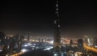 Der Burj Dubai, auch Dubai Tower genannt, aufgenommen bei Nacht. Er ist mit 818 Metern das höchste Bauwerk der Welt, besitzt die meisten Stockwerke und auch das höchstgelegene nutzbare Stockwerk. Foto: ap