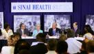 US Vice President Joe Biden (C) speaks at the panel discussion on health insurance reform at Mount Sinai Hospital in Chicago, Illinois, USA, 20 August 2009. Vice President Joe Biden announced that $1.2 billion from federal stimulus will go towards allowing hospitals to modernize record keeping systems. US Health and Human Services Secretary Kathleen Sebelius is sitting left of Biden


 Foto: dpa