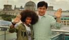 Über den Dächern von Berlin: Jaden Smith und Jackie Chan stellten in Berlin ihren gemeinsamen Film Karate Kid vor. Foto: Sony Pictures