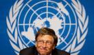 Der Gründer des Softwareunternehmens Microsoft, Bill Gates, gibt eine Pressekonferenz im Sitz der Vereinten Nationen im schweizerischen Genua. Dort nimmt Gates an dem jährlichen Treffen der Weltgesundheitsorganisation teil. Gemeinsam mit seiner Frau setzt sich der Unternehmer für die Verbesserung der Lebensbedingungen von Menschen auf der ganzen Welt ein. Foto: dapd