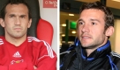 Im Duell der Stürmer heißt es dann: entweder Griechenlands Theofanis Gekas (l.) oder Europas Fußballer des Jahres 2004 Andrej Schewtschenko aus der Ukraine - wenn er Lust hast. Foto: dpa
