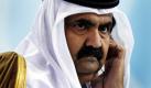 Der Emir von Katar, Scheich Hamad bin Khalifa Al Thani, bei einer Pressekonferenz im September letzten Jahres in Berlin. Angesichts der Unruhen im Mittleren Osten hat der bedrängte Führer des Jemen den Palast in Katar um Hilfe gebeten. Das superreiche Katar hat als Patron des panarabischen TV-Senders Al-Jazeera einen Einfluss auf die Geschehnisse in der Region.  Foto: dapd