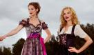 Pink und Schwarz sind in dieser Saison mehr als angesagt. Ob man sich den Trends jedoch unterwirft oder aber lieber sein traditionelles Dirndl aus gemusterten Seidengewebe trägt, bleibt glücklicherweise jedem selbst überlassen. Foto: Martin Nink für Lola Paltinger