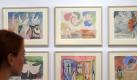 Gemälde des Bauhaus-Schülers und documenta- Künstlers Werner Gilles im Kunstmuseum Mülheim Foto: dpa