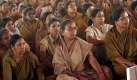 Vor dem Beginn der Parlamentswahl werden diese Frauen, die in Varanasi als Sicherheitspersonal arbeiten sollen, nochmals geschult. Foto: dpa