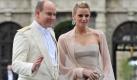 Fürst Albert II. von Monaco und seine Verlobte Charlene Wittstock machten Sport für den guten Zweck. Foto: dpa