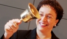 Die neu gewählte FDP-Fraktionsvorsitzende Birgit Homburger eröffnet im Reichstag in Berlin die FDP-Fraktionssitzung.
 Foto: dpa