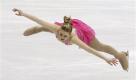 Eiskunstlauf der Frauen in Vancouver: Die US-Sportlerin Rachal Flatt während ihres Kurzprogramms. Foto: ap