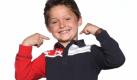 Gianni (7) kommt aus einer Zirkusfamilie und lebt mit seinen Eltern und seinen Geschwistern im Zirkus Atlas, mit dem er in ganz Deutschland unterwegs ist. Gianni tritt dort auch selbst auf, zum Beispiel als Clown. Für Dieter Bohlen singt er Que Sera Sera von der Hermes House Band. Foto: RTL