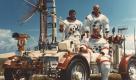Die Astronauten waren zu wissenschaftlichen Zwecken unterwegs: Sie fhrten Experimente durch, sammelten Mondgestein und machten Filmaufnahmen. Foto: pi