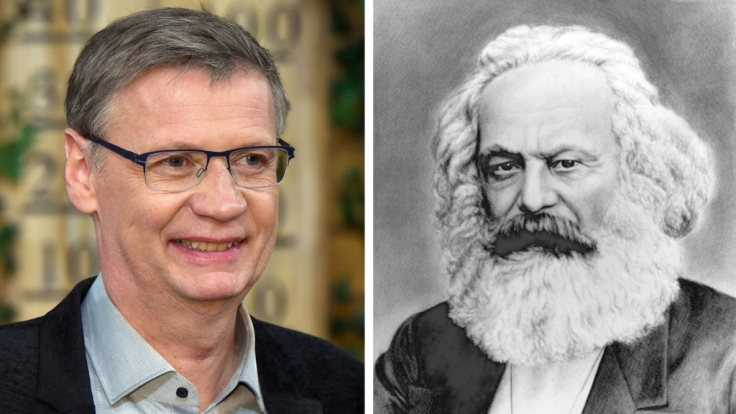 Historisch gesehen besteht eine interessante Verindung zwischen TV-Moderator Günther Jauch und Karl Marx.