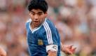 Vier Jahre später: 1990 verliert Diego Maradona das WM-Endspiel in Rom gegen Deutschland mit 0:1. Andreas Brehme verwandelte damals den entscheidenden Elfmeter.
 Foto: dpa