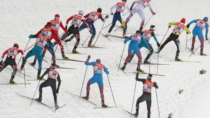 Die letzte Etappe bei der 11. Tour de Ski 2016/2017 wirft ihre Schatten voraus.