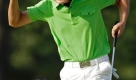Amateur Danny Lee of New Zealand reacts after missing a birdie putt on the 14th hole during the first round of the Masters golf tournament at the Augusta National Golf Club in Augusta, Ga., Thursday, April 9, 2009. (AP Photo/Chris O'Meara) Foto: ap