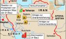 Dutzende von Anlagen im ganzen Iran sind Teil des Atomprogramms. Möglicherweise gibt es noch weitere geheime Fabriken und Labors, die nicht bekannt sind. Foto: dpa