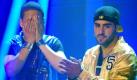 Hamed Anousheh (rechts) hat in der vierten Mottoshow das Nachsehen. Er genoss bei den männlichen Superstar-Anwärtern Favoritenstatus. Foto: RTL