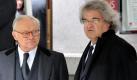 Verleger Hubert Burda (links) und Journalist Helmut Markwort kamen gemeinsam. Foto: dpa