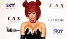 Gilt bei Heidi Klums Halloweenkostüm noch der Faktor Originalität suchen andere Hollywoodschönheiten ihre Verkleidung nach dem Motto «Weniger ist mehr» aus. Coco, die Frau von Rapper Ice-T, bezauberte gestern in Las Vegas mit einem knappen Outfit - was es darstellen sollte, war nebensächlich. Nicht umsonst ist Nicole Austin aka Coco als Po-Model berühmt geworden. Foto: dapd