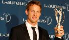 British Formula One driver Jenson Button poses with his award for 'Laureus Breakthrough of the Year' in the Awards room for the Laureus World Sports Awards 2010 in Abu Dhabi, United Arab Emirates, 10 March 2010. EPA/SONZA GABRIEL +++(c) dpa - Bildfunk+++
pixel Foto: dpa