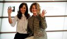 Die argentinischen Regisseurinnen Victoria Galardi (links) und die Schauspielerin Veronica Llinas werben auf dem San Sebastian Film Festival im Norden Spaniens für ihren Film Cerro Bayo (Der braune Hügel). Foto: dapd