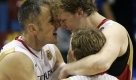 Sven Schultze (l.), Jan-Hendrik Jagla (r.) und Heiko Schaffartzik. Foto: ap