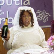 In der Klamotte Norbit zwngt sich Eddie Murphy in einen Fatsuit.
