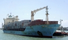 Die Maersk Alabama wird in den Hafen von Mombasa (Kenia) geschleppt, nachdem die Sicherheitsleute den zweiten Piratenangriff auf das Schiff innerhalb von sieben Monaten verhindert hatten. Foto: ap