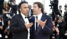 Spanish actor Javier Bardem (R) and Mexican director Alejandro Gonzalez Inarritu (L) arrive for the screening of the movie 'Biutiful' during the 63rd Cannes Film Festival in Cannes, France, 17 May 2010. The movie by Alejandro Gonzalez Inarritu is presented in competition at the Cannes Film Festival 2010, running from 12 to 23 May. EPA/IAN LANGSDON +++(c) dpa - Bildfunk+++ Foto: dpa
