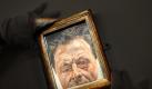 Self-Porträt von Lucian Freud im Januar 2010 bei Sotheby's in London.  Foto: dpa