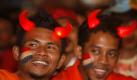 Nicht nur in Holland sind die Fanmeilen voll. Das niederländische Team hat auch Fans in Malaysia. Foto: ap