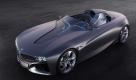 BMW: Der Vision Connected ist ein knackiger Roadster mit üppigem Radstand und einer langen Motorhaube, die fließend in die Windschutzscheibe übergeht.
 Foto: pi