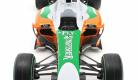 Force India hat letzte Saison aufhorchen lassen und könnte zum diesjährigen Überraschungsteam der Formel 1 avancieren. Vor allem die Hochgeschwindigkeitskurse von Hockenheim und Spa-Francorchamps liegen der Truppe von Teambesitzer Vijay Mallya. Eine optimierte Kurvenlage des Boliden VJM03 soll auch die Chancen auf kurvenreichen Strecken verbessern. Foto: dpa