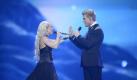 Island: Greta Salome und Jonsi mit Never Forget Foto: Nigel Treblin/dapd