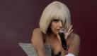 Lady Gaga beim Glastonbury Festival in Somerset, England (Archivfoto vom 26.06.2009). Foto: dpa