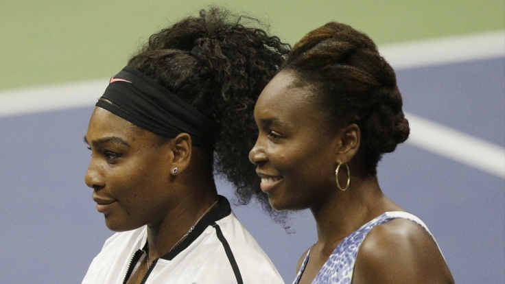 Der Tennis-Star mit seiner Schwester Venus Williams.