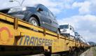 A undated handout file photo made available by Transfesa and released on Wednesday 19 March 2008 showing a freigth wagon of Spanish Transfesa company. The European Commission on 19 March 2008 approved the takeover of Spain's Transfesa logistics company by Germany's state-owned Deutsche Bahn (DB), saying that it would not harm competition in Europe. The approval from the European Union's executive body gives the green light to the German railway company in its bid to enter the Spanish logistics market. DB already offers rail and freight services in Germany, the Netherlands, Denmark, France and Britain.
 Foto: dpa