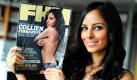 Die 28-jährige Moderatorin Collien Fernandes posiert am Dienstag (04.05.2010) in Berlin mit dem Cover der neuesten Ausgabe der Zeitschrift FHM, deren Leser der deutschen Ausgabe sie als 'Sexiest Woman in the World' gewählt haben. Foto: Jens Kalaene dpa/lbn +++(c) dpa - Bildfunk+++ Foto: dpa