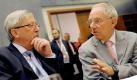 Unterdessen erarbeiten die EU-Finanzminister die Details für den neuen ständigen Krisenfonds. Die Garantien der Eurostaaten steigen demnach von 440 Milliarden auf 780 Milliarden Euro. Deutschlands Anteil wird laut Diplomaten auf 211 Milliarden Euro Garantien steigen. Der neue Fonds soll ab 2013 zur Verfügung stehen. Foto: dpa