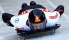 Der Lette Martin Dukurs während seines ersten Laufes im Skeleton der Herren in Schönau - Königssee. Foto: dapd