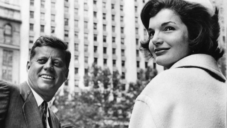 Vor den Kameras immer gut gelaunt: Jackie und John F. Kennedy.